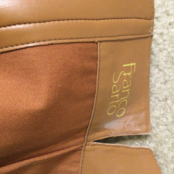 SIZE 8 FRANCO SARTO TALL LEATHER BOOT - Picture 7 of 14